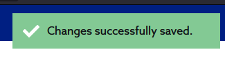 Green checkmark