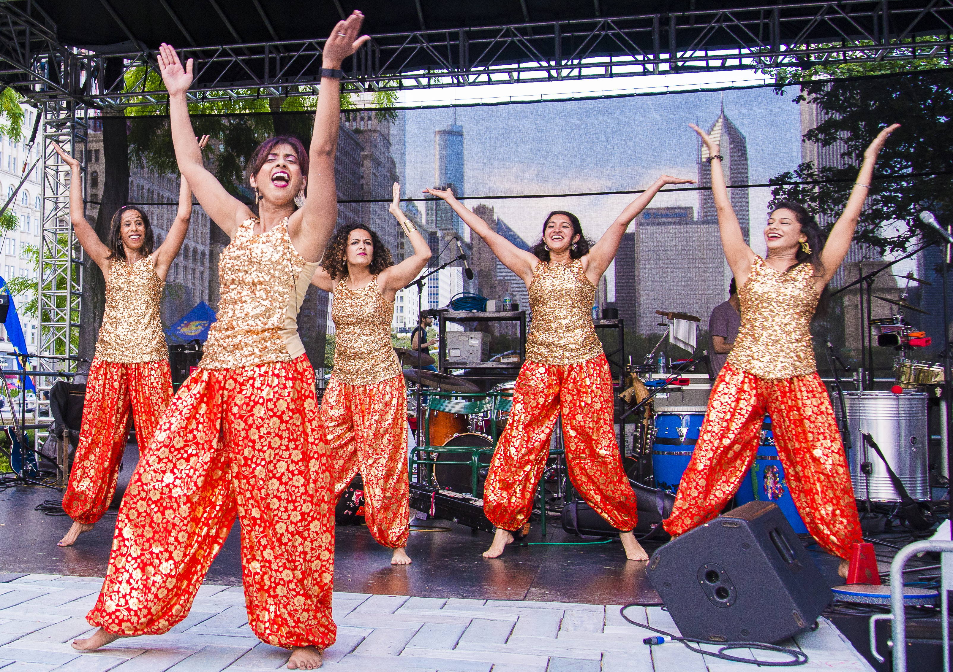 Interactive BollyGroove Rhythmic Exploration of India with Ajanta