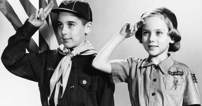 What Scouts Gave on the Home Front