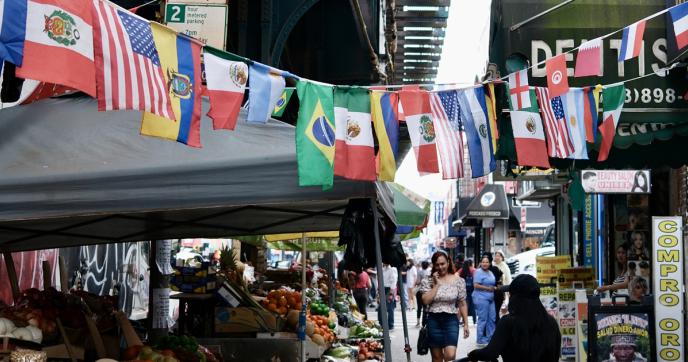 Queens Street Market in New York City