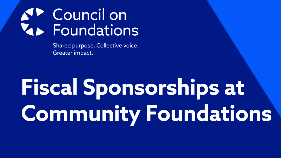 Fiscal Sponsorships at Community Foundations cover (3x2)